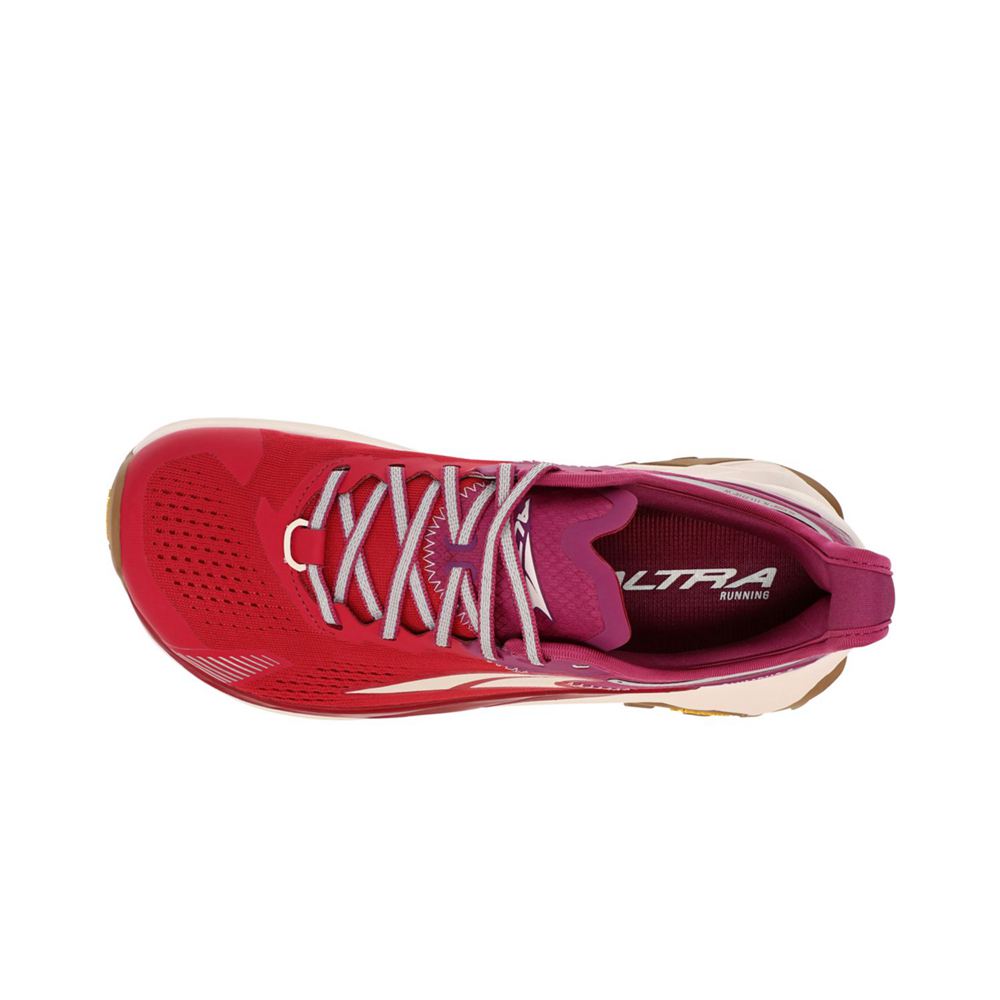 Chaussure de Marche Altra Olympus 5 Rouge Violette Femme | ANC-35738173