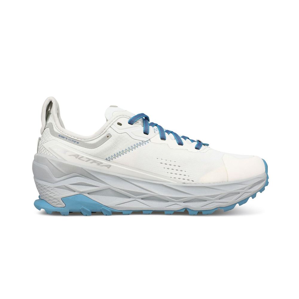 Chaussure de Marche Altra Olympus 5 Blanche Bleu Femme | WVP-62960395