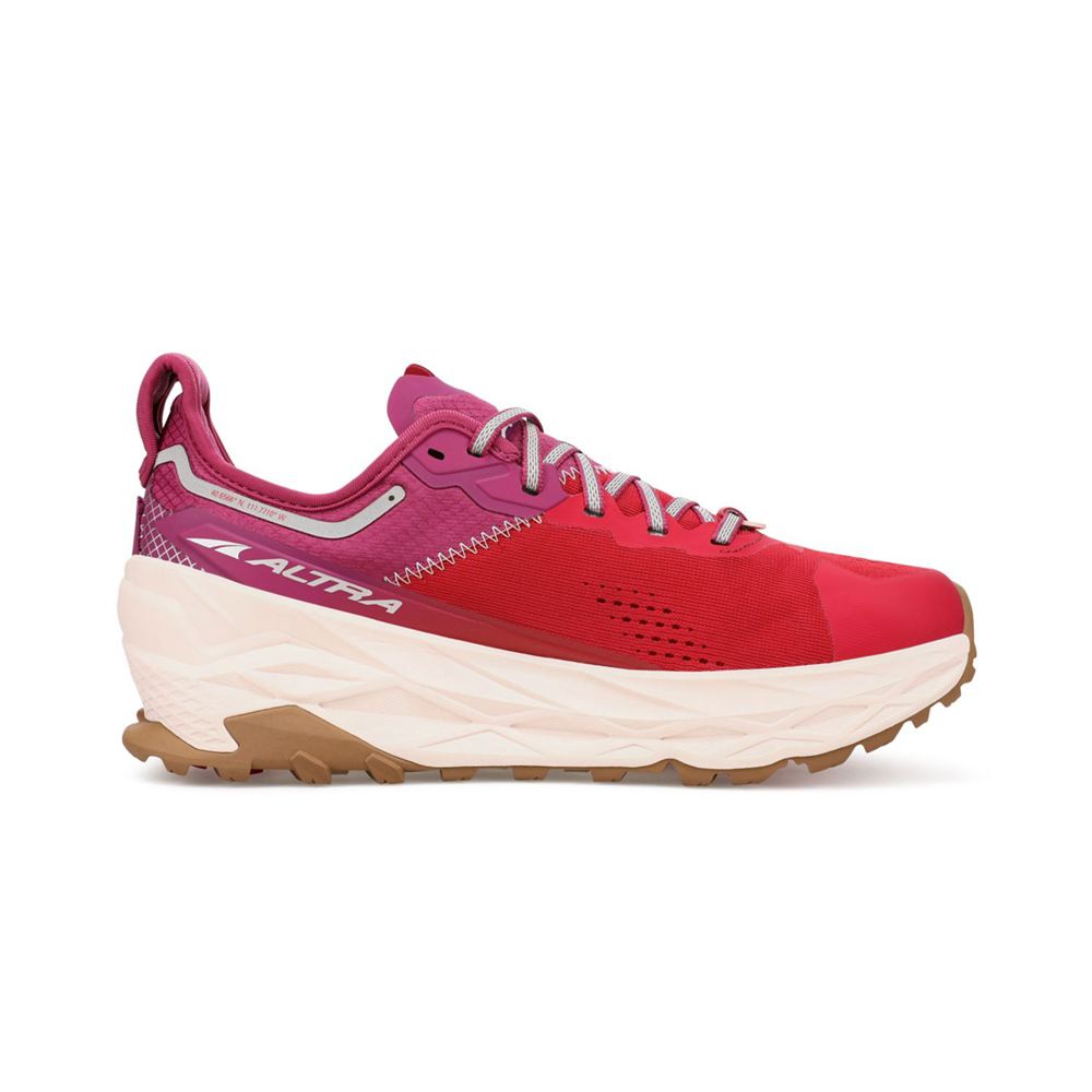 Chaussure de Marche Altra Olympus 5 Rouge Violette Femme | ANC-35738173