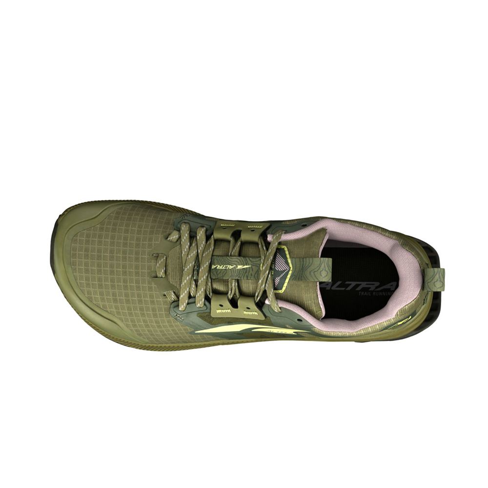 Chaussure de Marche Altra Lone Peak 8 Vert Olive Femme | KBO-23856967