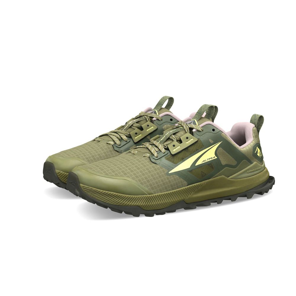 Chaussure de Marche Altra Lone Peak 8 Vert Olive Femme | KBO-23856967