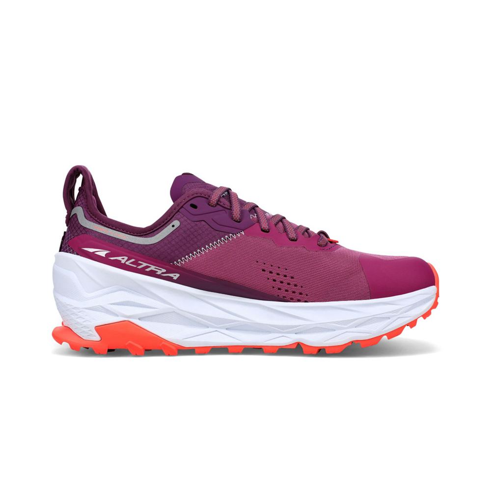 Chaussure de Marche Altra Olympus 5 Violette Orange Femme | AVY-70165595