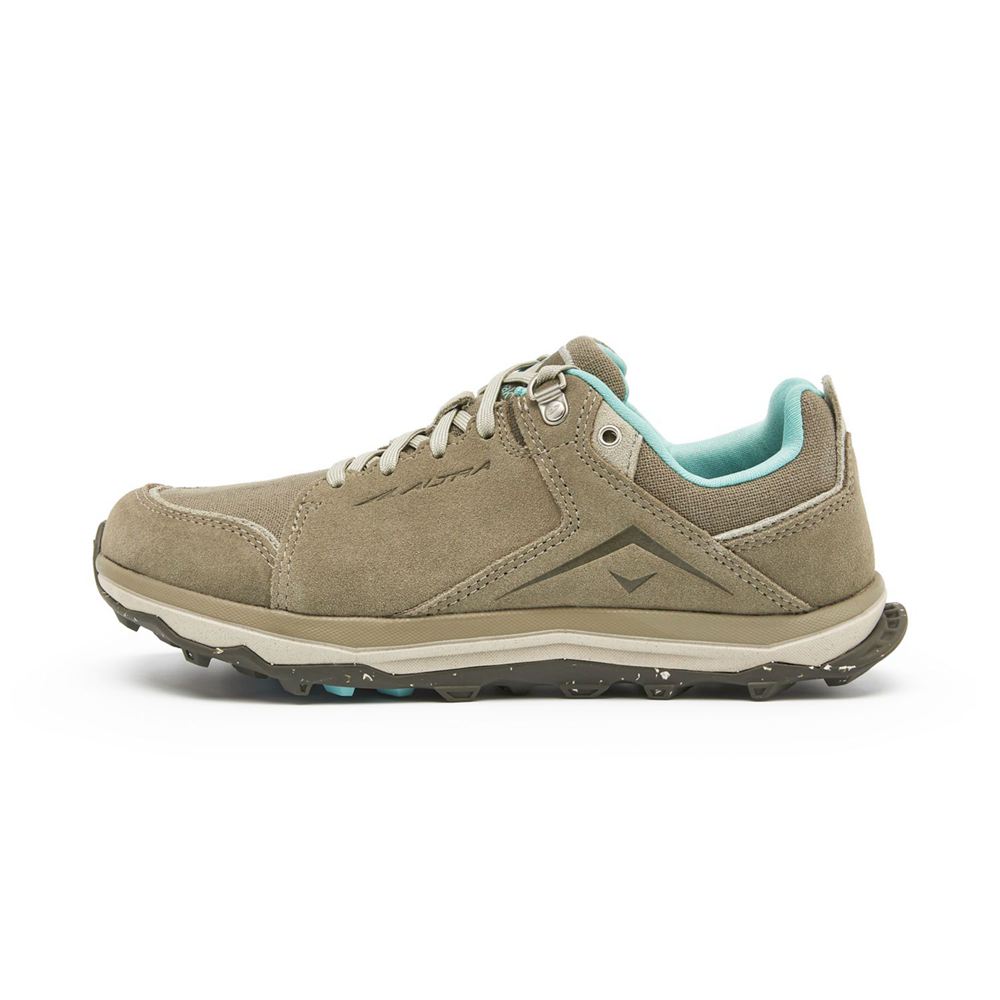 Chaussure Trail Running Altra LP Alpine Vert Olive Femme | TBF-64209500