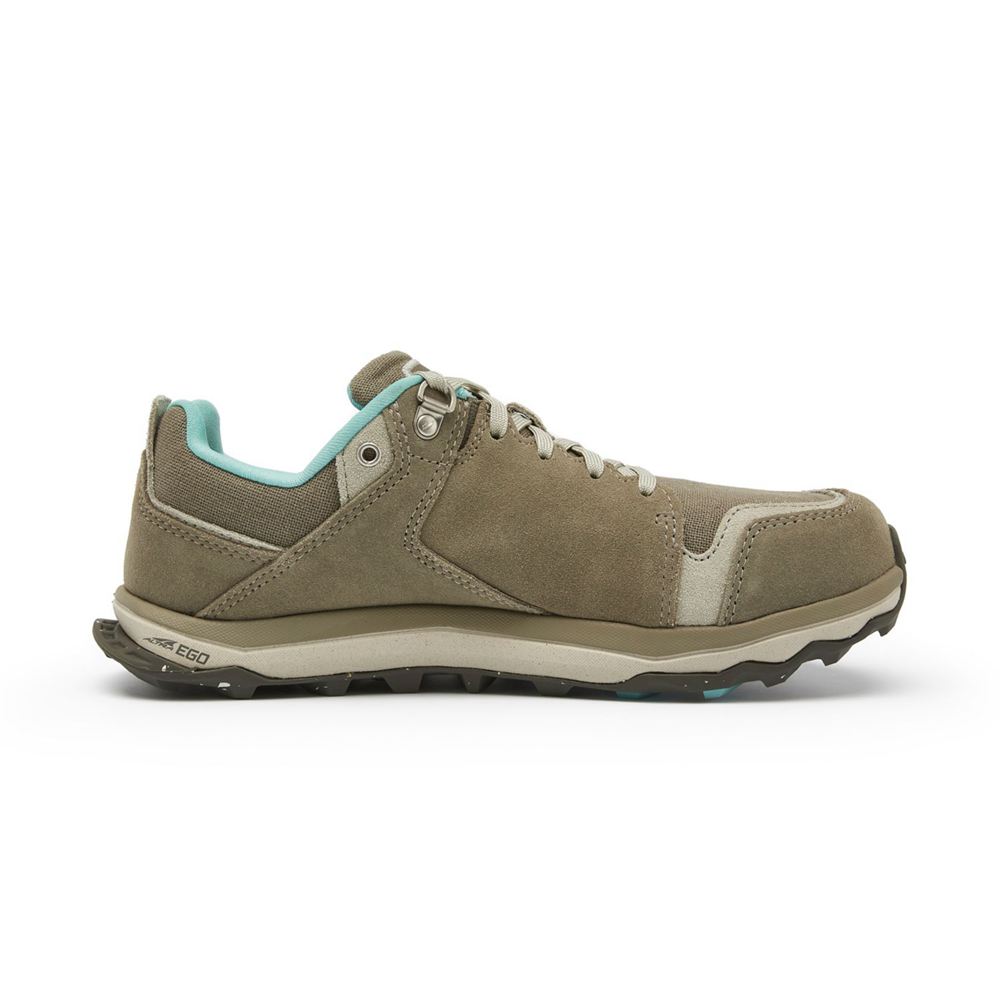 Chaussure Trail Running Altra LP Alpine Vert Olive Femme | TBF-64209500