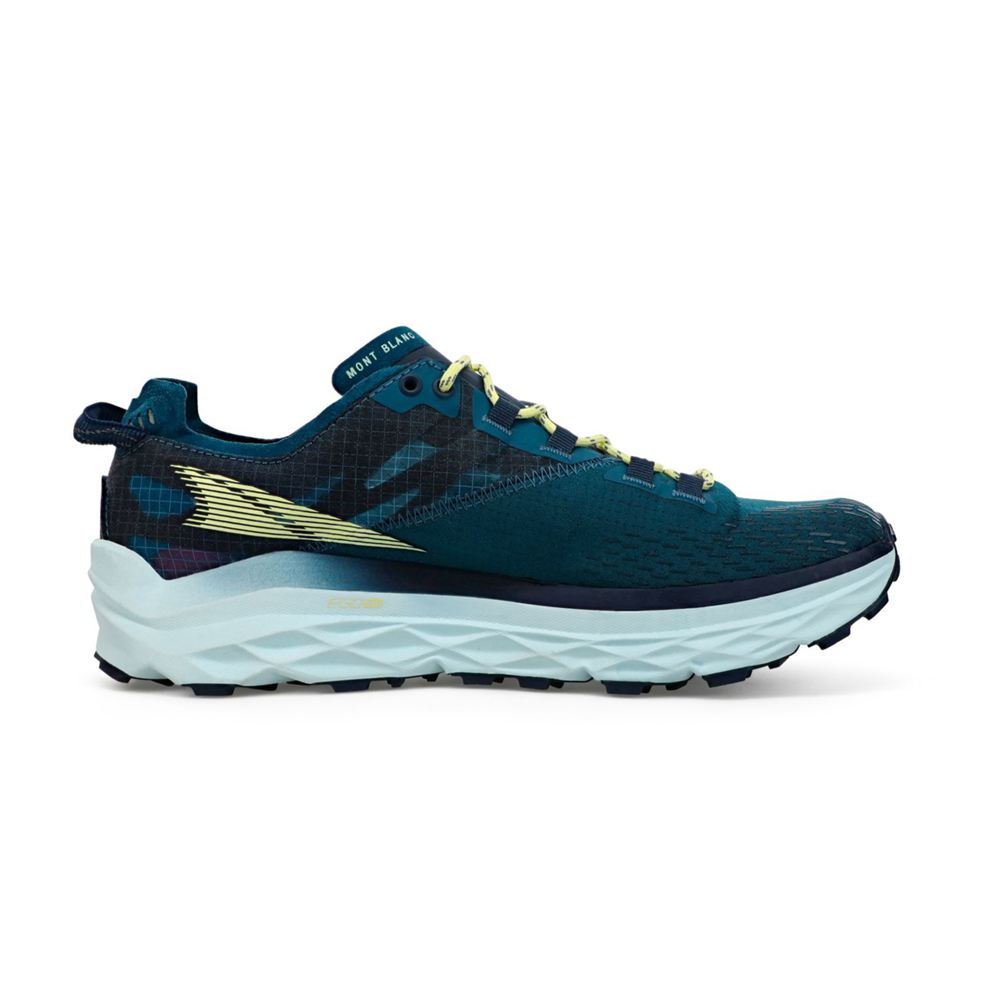 Chaussure Trail Running Altra Mont Blanc Bleu Femme | NFP-26777634