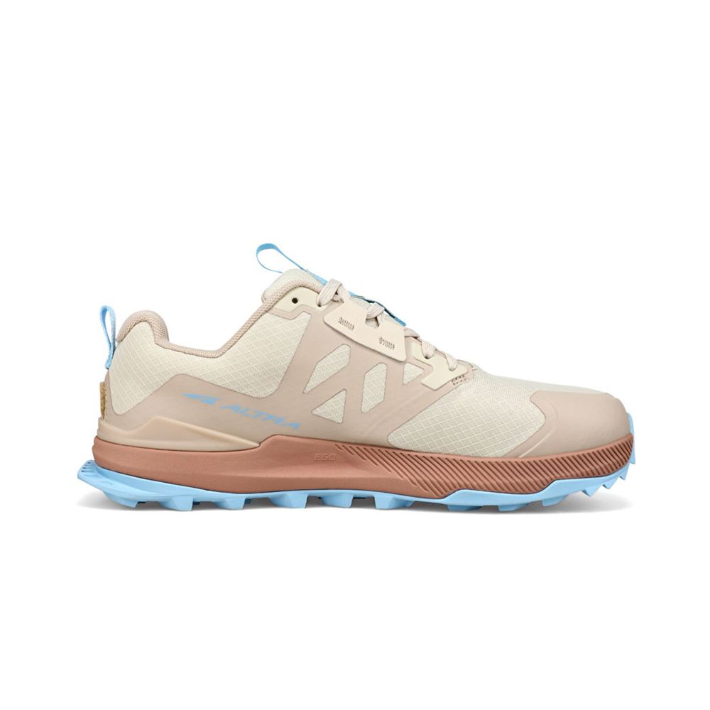 Chaussure Trail Running Altra Lone Peak 7 Beige Bleu Femme | TOL-63574802