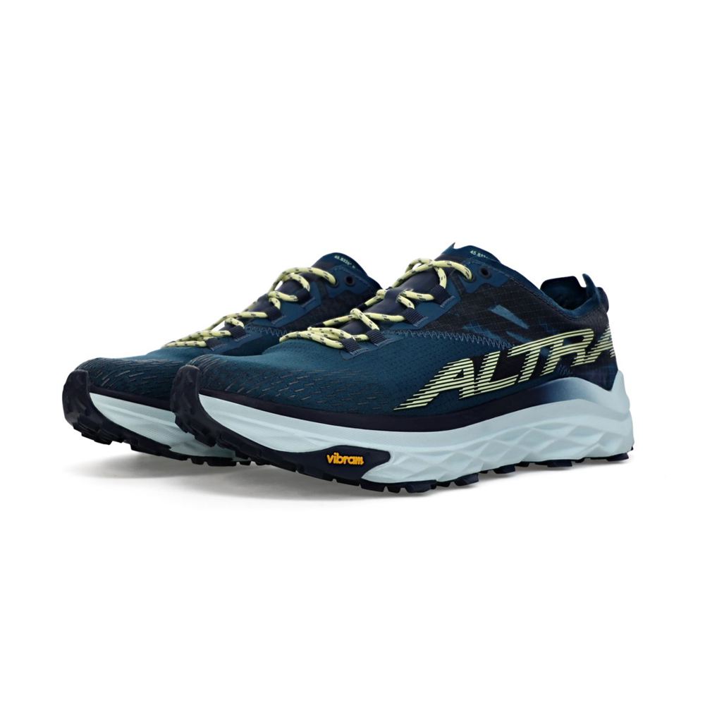 Chaussure Trail Running Altra Mont Blanc Bleu Femme | NFP-26777634