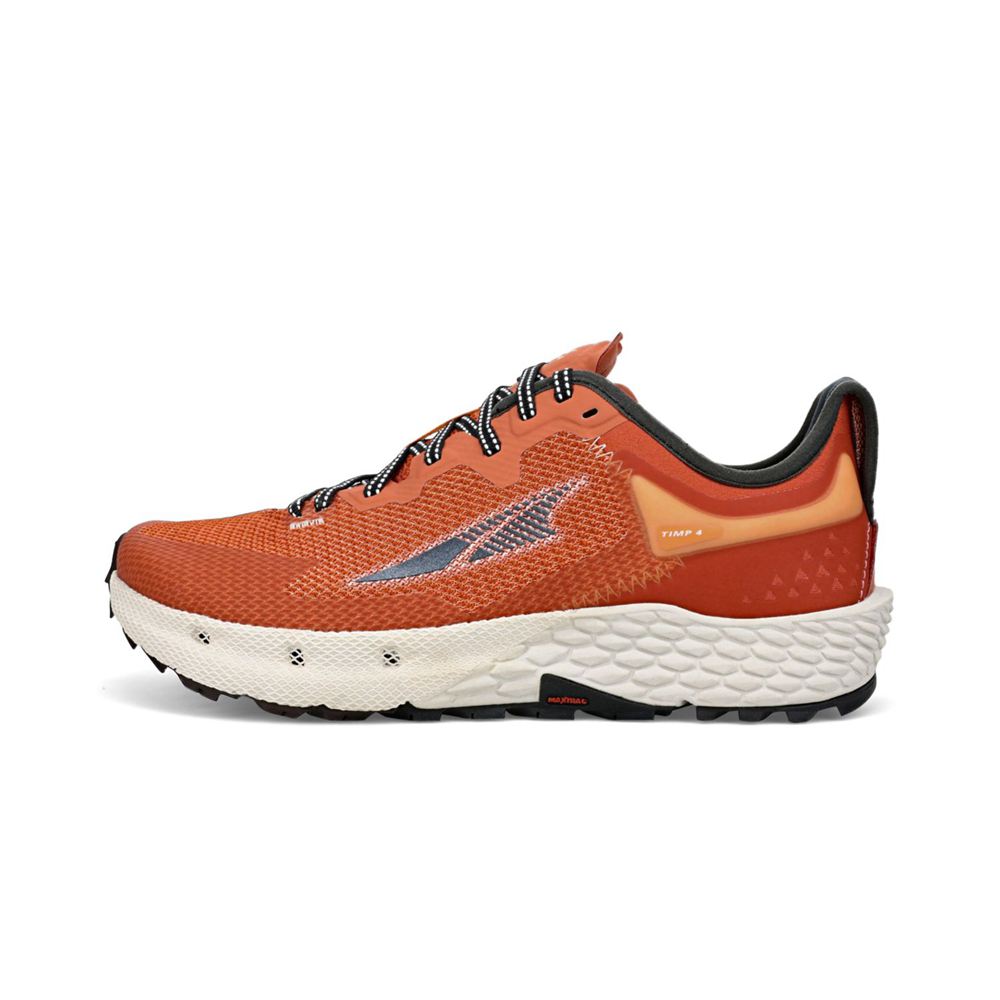 Chaussure Trail Running Altra Timp 4 Rouge Orange Femme | YDJ-30605440