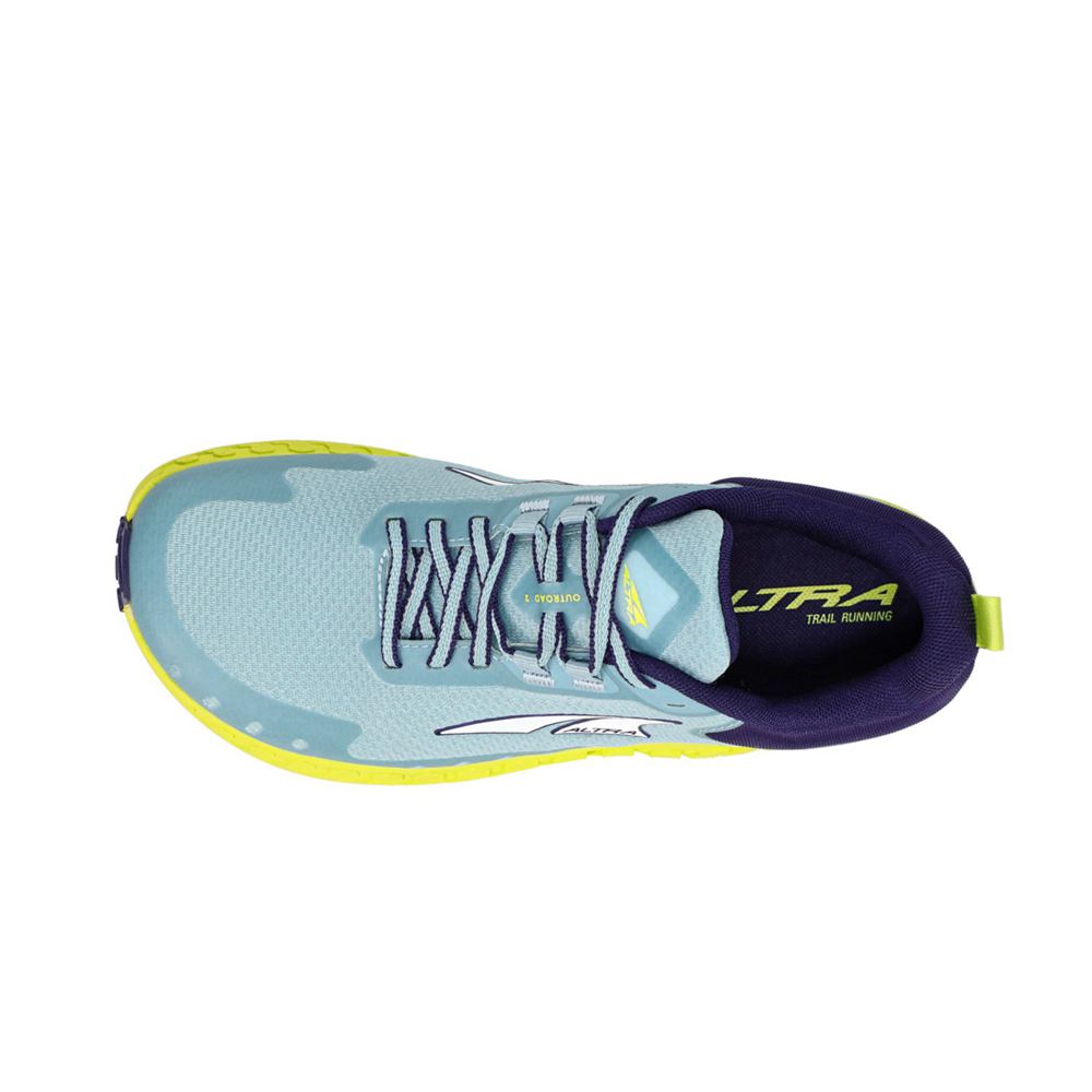 Chaussure Trail Running Altra Outroad 2 Bleu Vert Femme | CKG-41376825