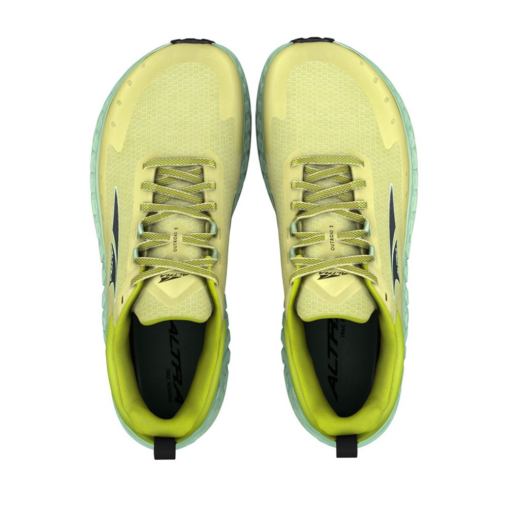 Chaussure Trail Running Altra Outroad 2 Jaune Femme | NDL-60609621