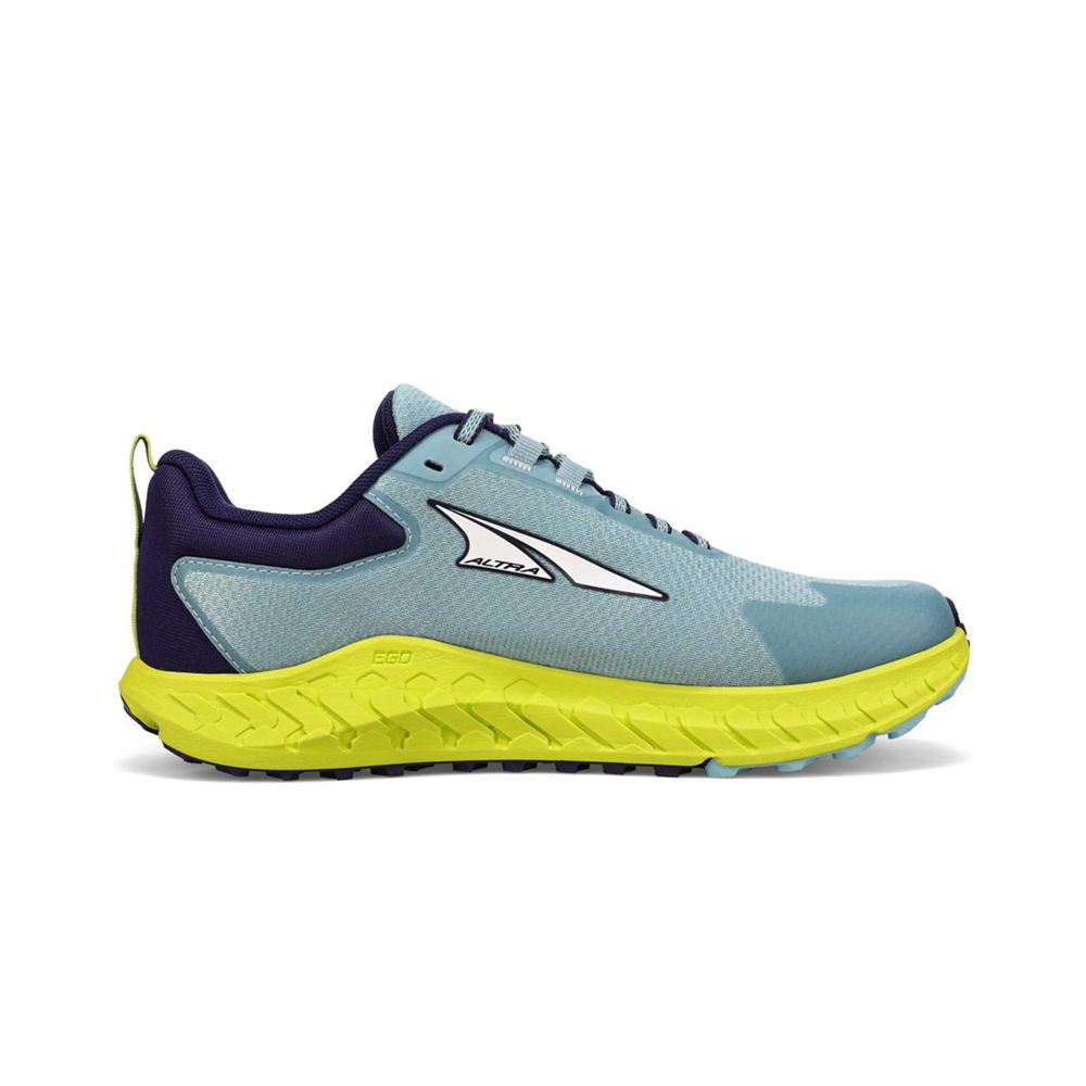 Chaussure Trail Running Altra Outroad 2 Bleu Vert Femme | CKG-41376825