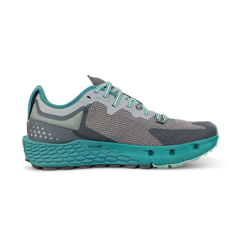 Chaussure Trail Running Altra Timp 4 Grise Turquoise Femme | EAA-62573582