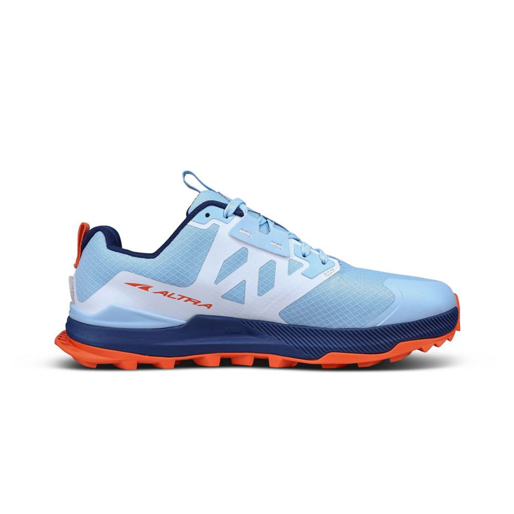 Chaussure Trail Running Altra Lone Peak 7 Bleu Orange Femme | QPH-18106801