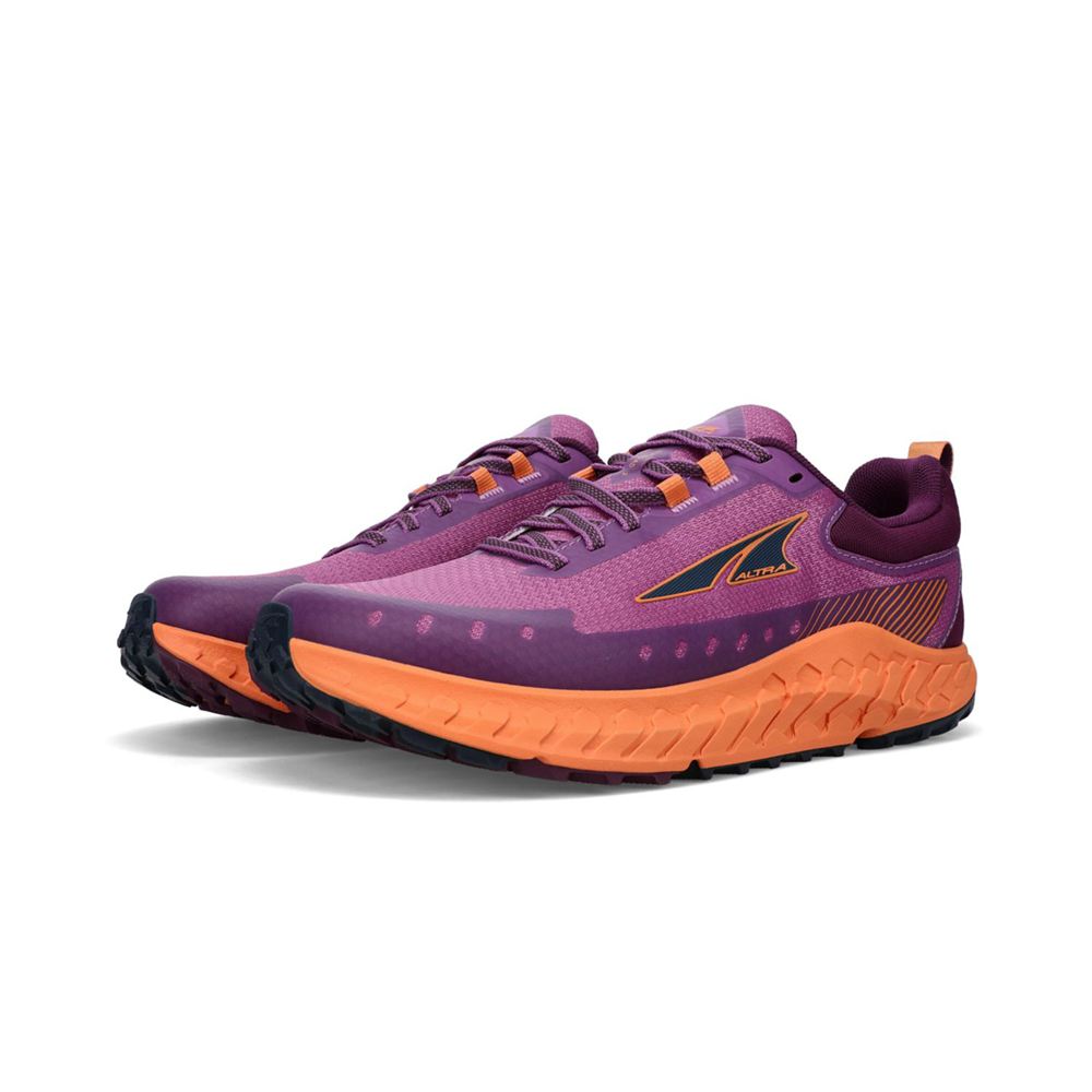 Chaussure Trail Running Altra Outroad 2 Violette Orange Femme | SIO-46534958