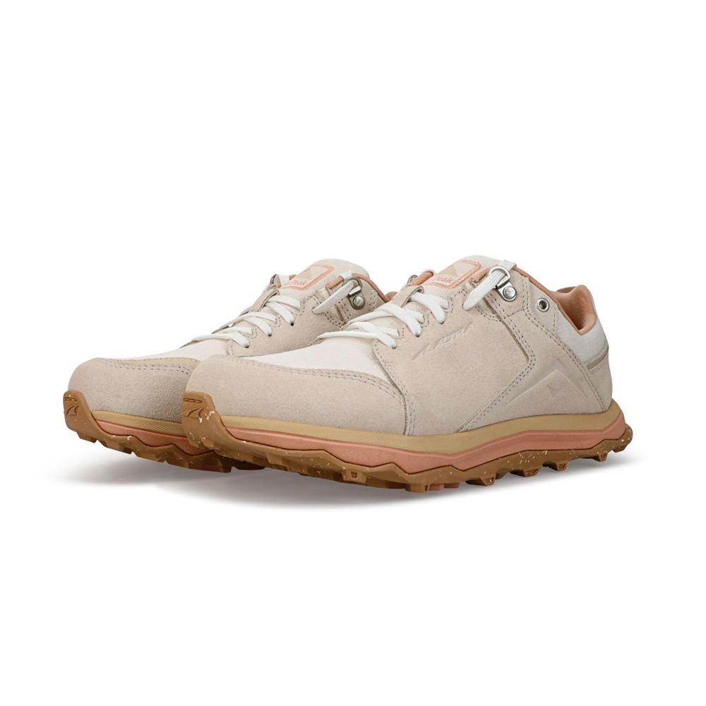 Chaussure Trail Running Altra LP Alpine Beige Femme | VUD-73050480