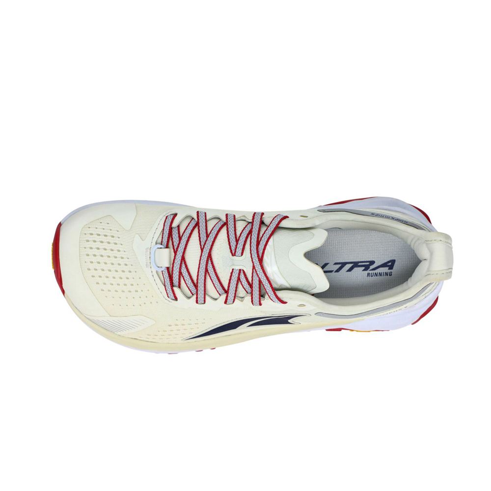 Chaussure Trail Running Altra Olympus 5 Blanche Bleu Femme | AKY-00917527