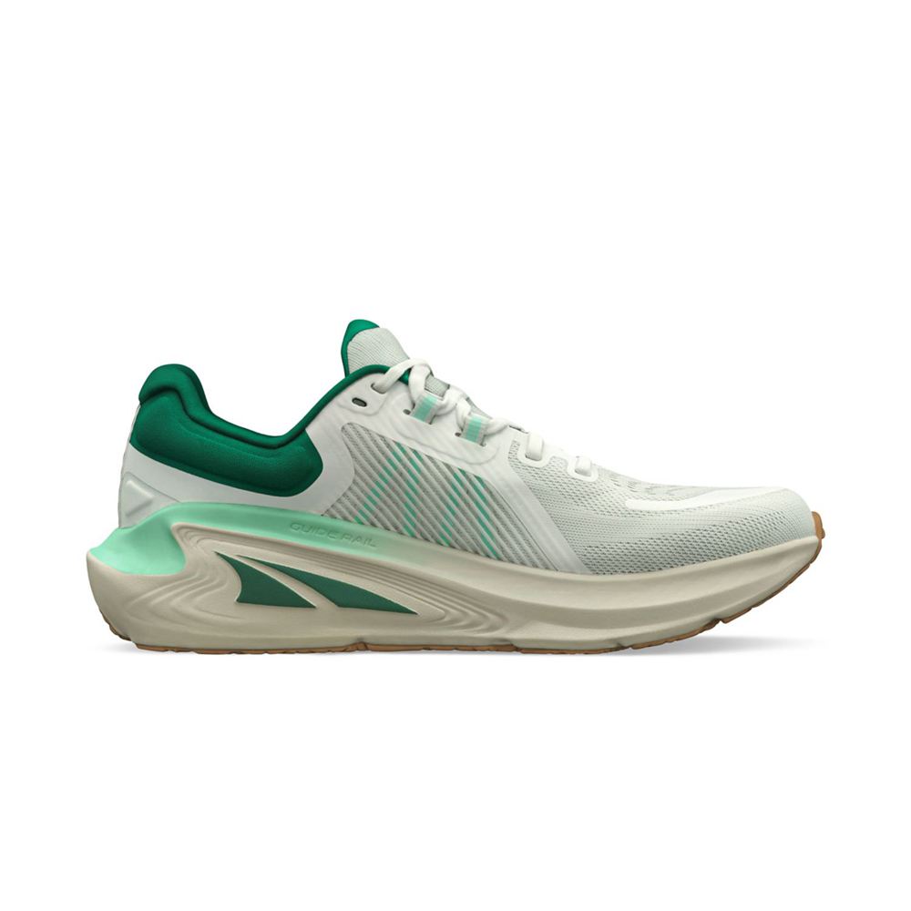 Chaussures Running Route Altra Paradigm 7 Blanche Vert Femme | TVI-11331168