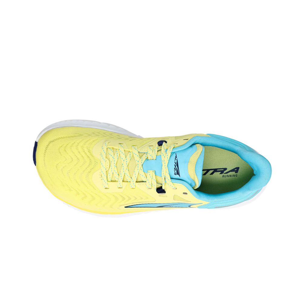 Chaussures Running Route Altra Torin 7 Jaune Femme | UVZ-63342753