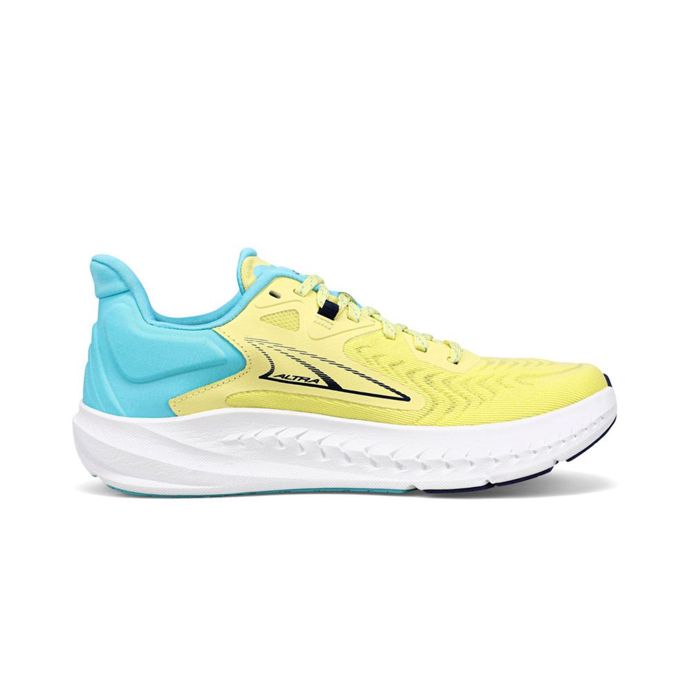 Chaussures Running Route Altra Torin 7 Jaune Femme | UVZ-63342753