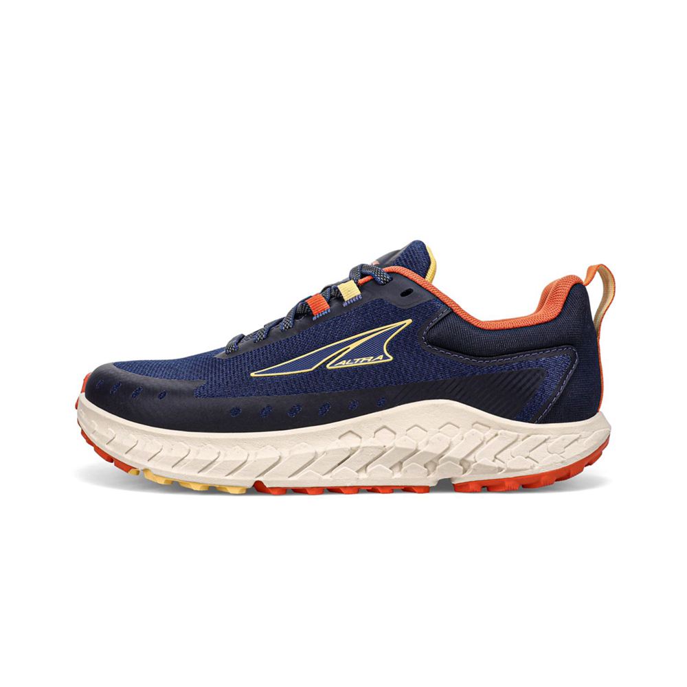 Chaussures Running Route Altra Outroad 2 Bleu Marine Femme | UOD-62862010