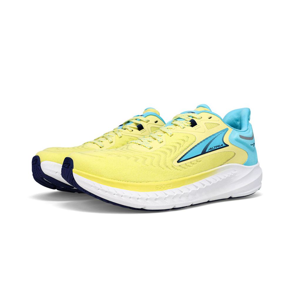 Chaussures Running Route Altra Torin 7 Jaune Femme | UVZ-63342753