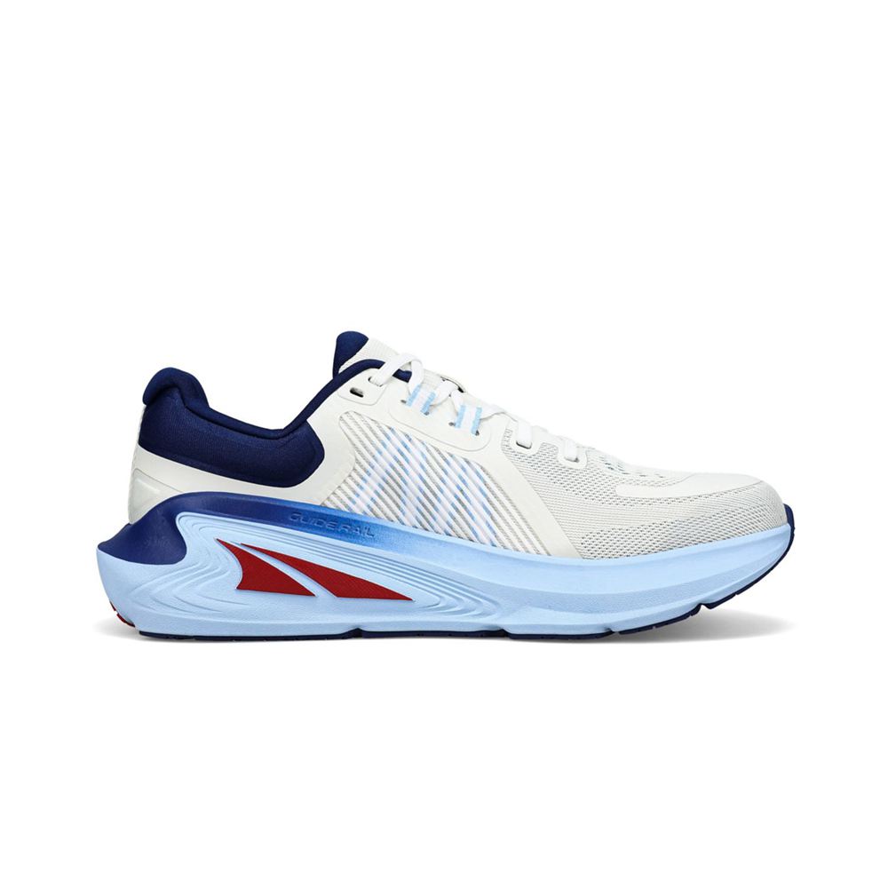 Chaussures Running Route Altra Paradigm 7 Blanche Bleu Femme | POQ-35587153