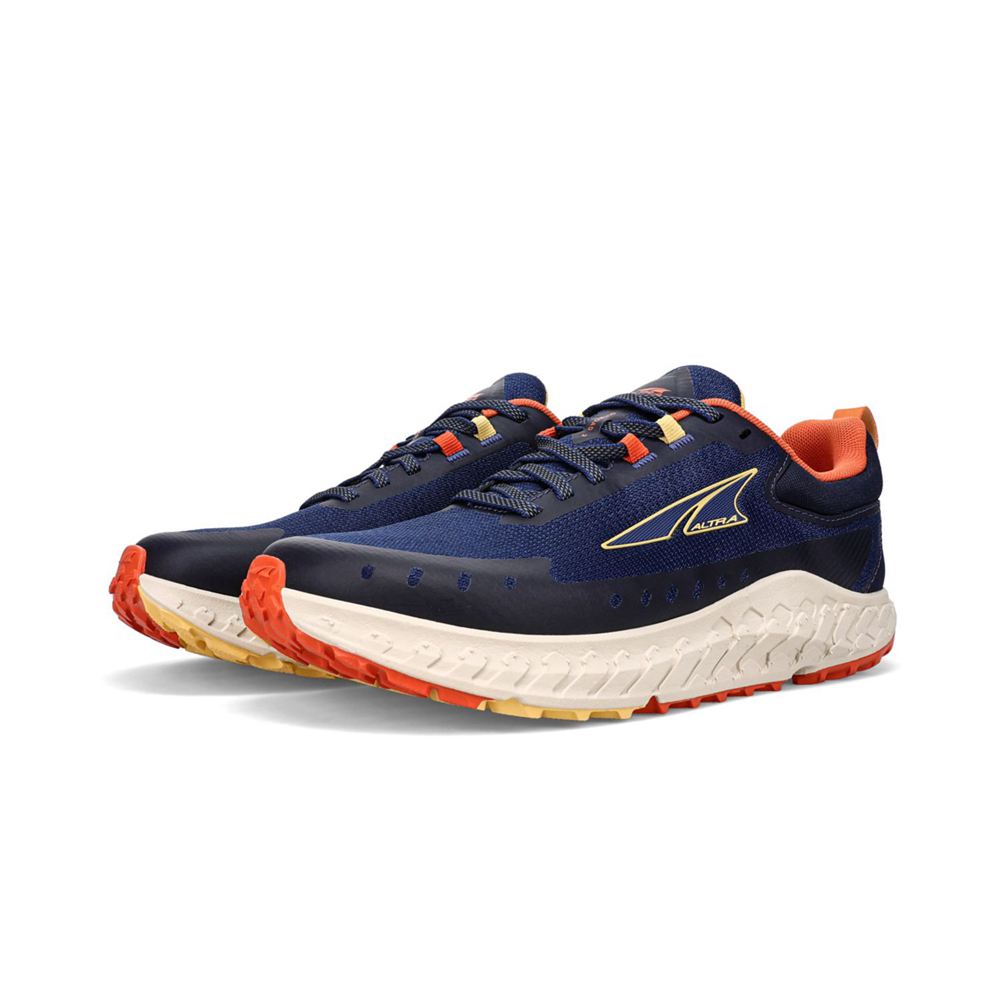 Chaussures Running Route Altra Outroad 2 Bleu Marine Femme | UOD-62862010