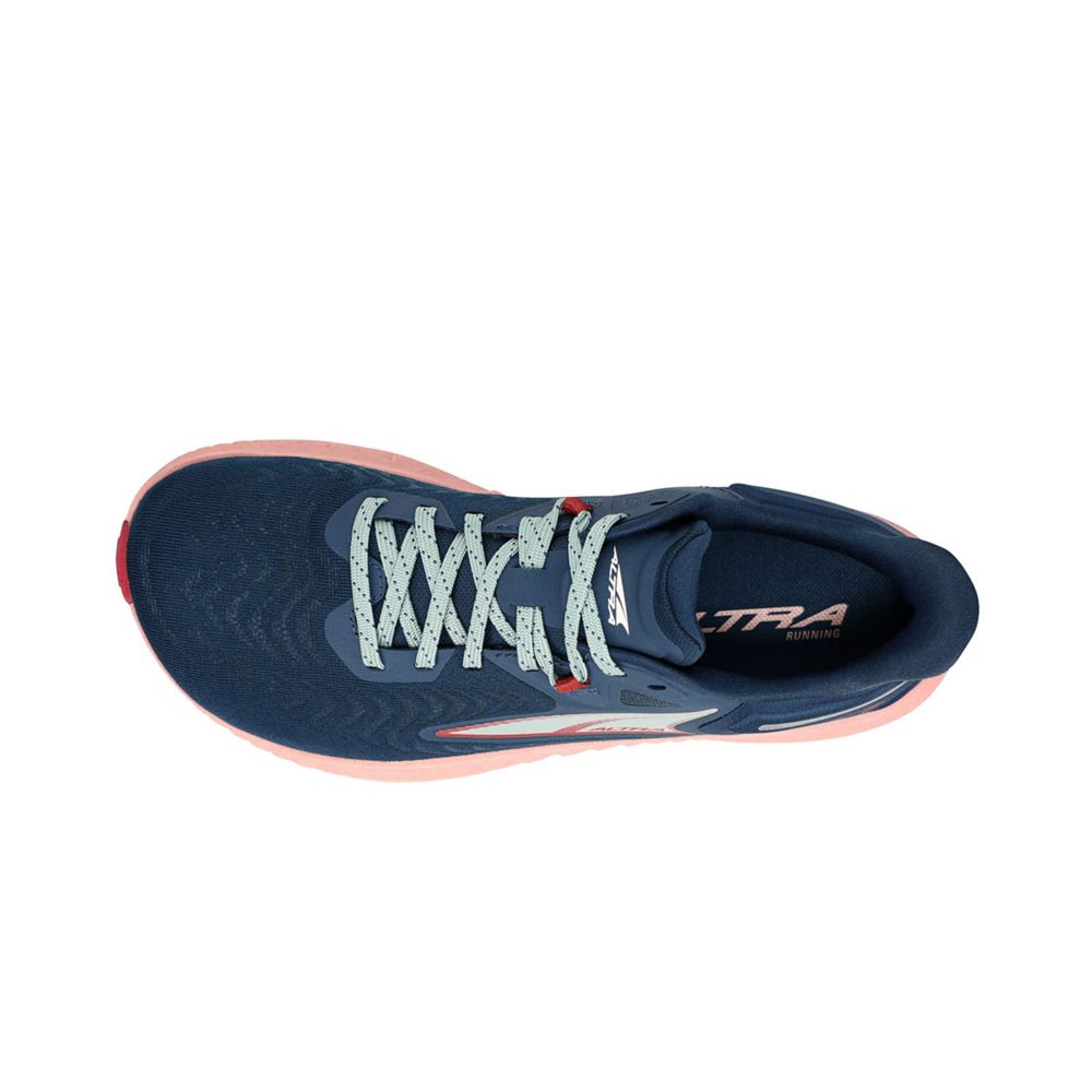 Chaussures Running Route Altra Torin 7 Bleu Rose Femme | YHR-52720891