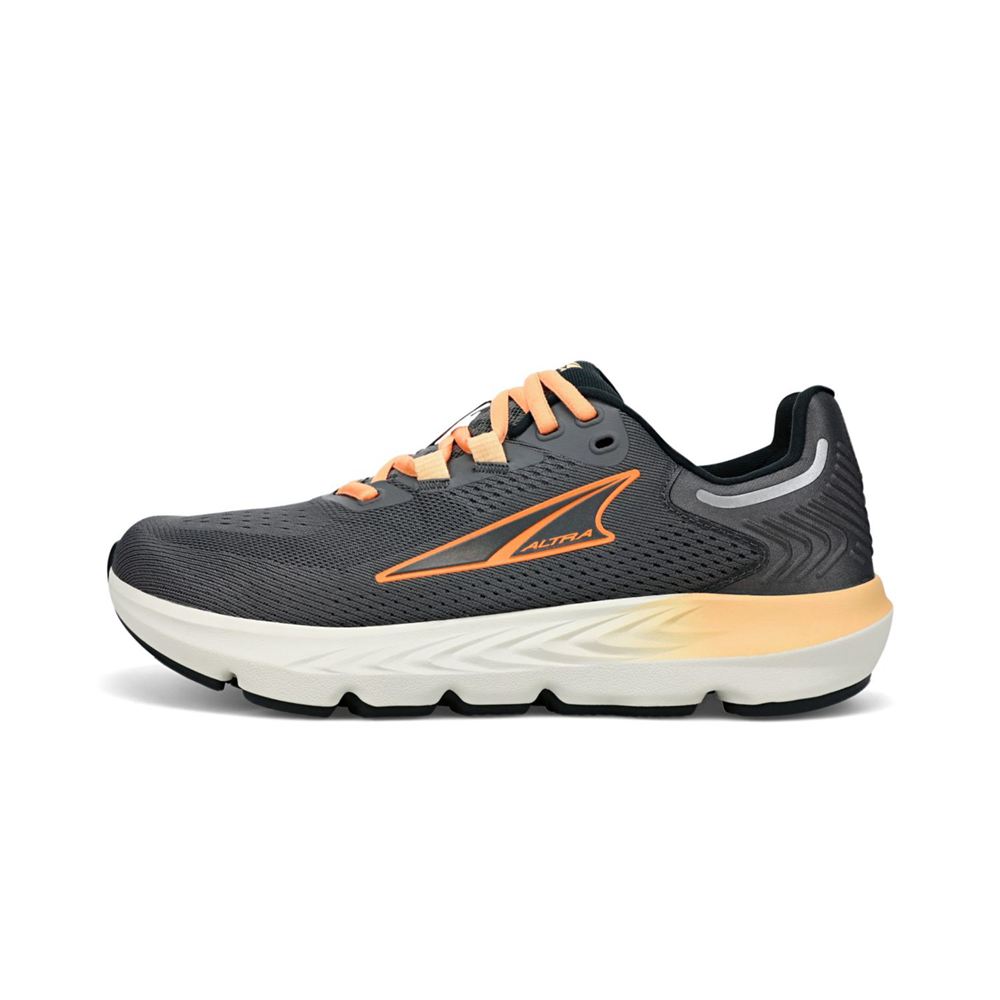 Chaussures Running Route Altra Provision 7 Grise Orange Femme | KLJ-42521671