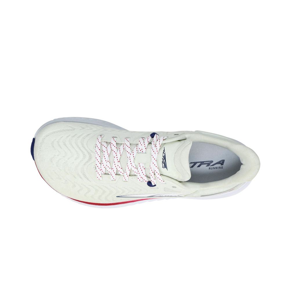 Chaussures Running Route Altra Torin 7 Blanche Bleu Femme | SAT-99224552