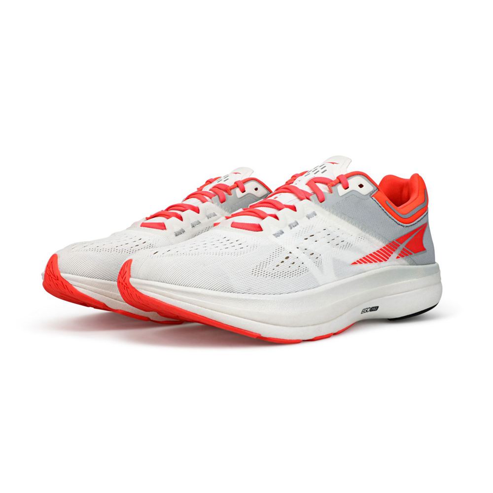 Chaussures Running Route Altra Vanish Tempo Blanche Rouge Femme | SPP-40491343