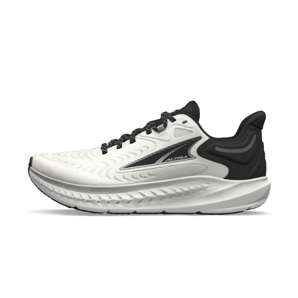 Chaussures Running Route Altra Torin 7 Blanche Noir Femme | KNO-53380294