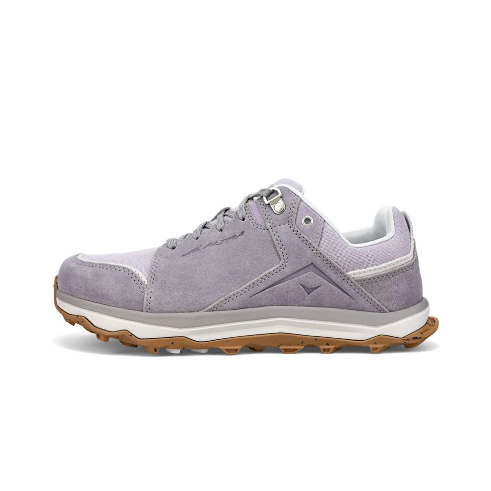 Chaussure de Randonnée Altra LP Alpine Grise Violette Femme | PWC-81493673