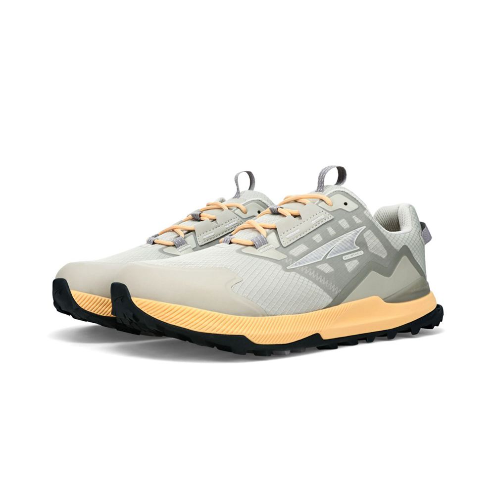 Chaussure de Randonnée Altra Lone Peak ALL-WTHR Low 2 Grise Orange Femme | VXX-23121975