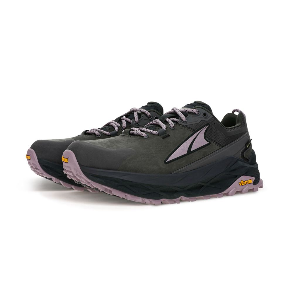 Chaussure de Randonnée Altra Olympus 5 Hike Low GTX Grise Noir Femme | ORU-32963053