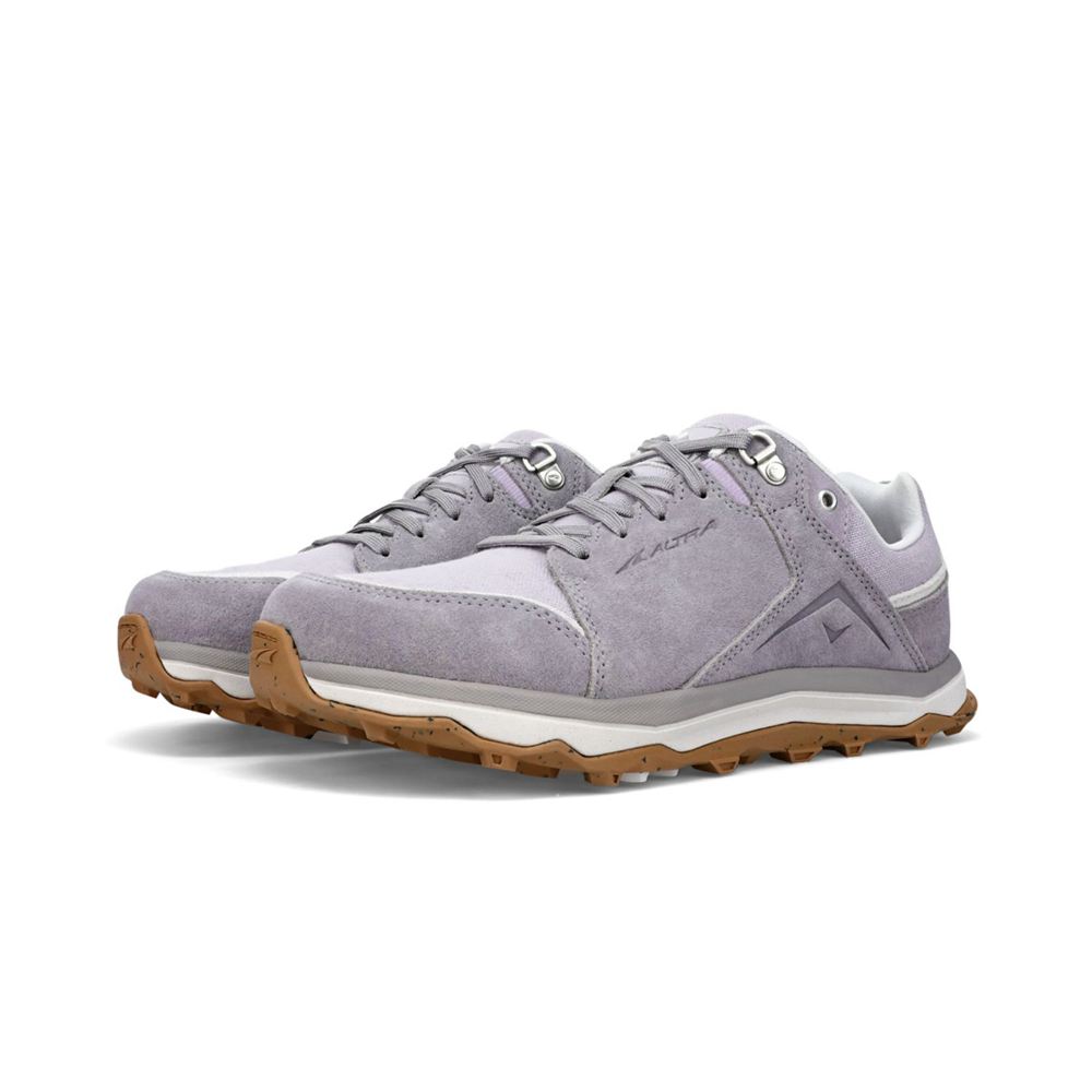 Chaussure de Randonnée Altra LP Alpine Grise Violette Femme | PWC-81493673