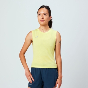 Debardeur Altra Trail Jaune Femme | CHS-99519292