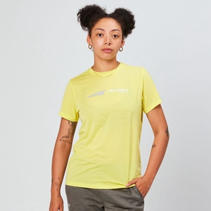 T-Shirt Altra Everyday Performance Short Sleeve Jaune Femme | ORM-52203409