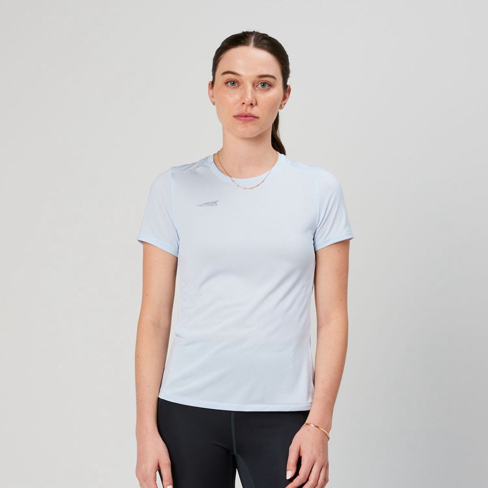 T-Shirt Altra Core Short Sleeve Bleu Femme | FGA-61396089