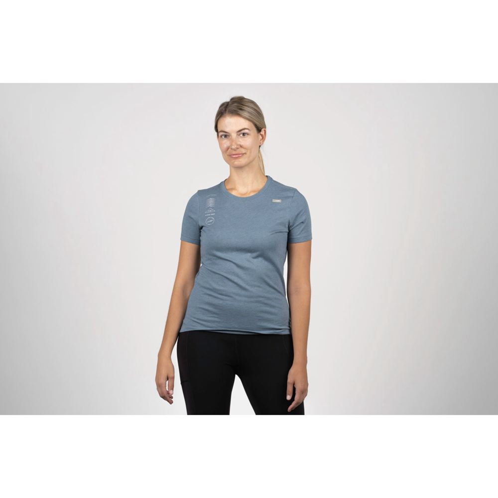 T-Shirt Altra Legend Short Sleeve Bleu Femme | MRV-59375796