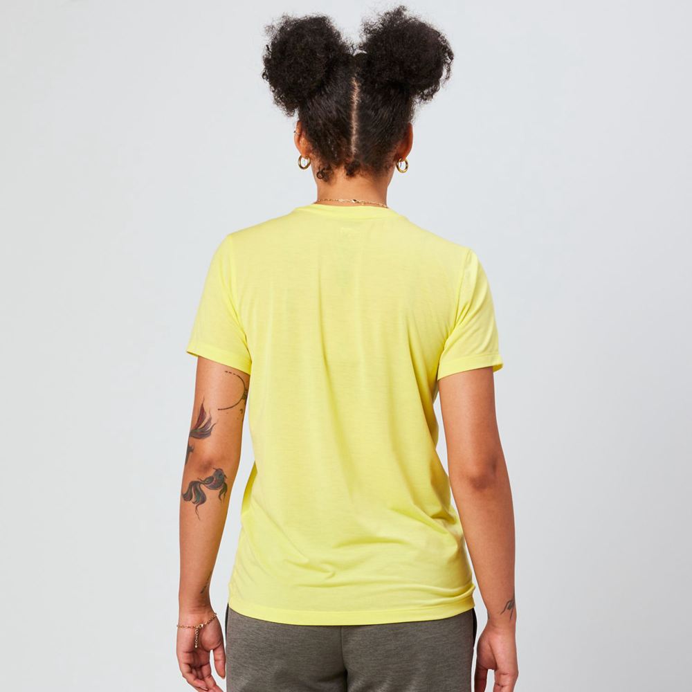 T-Shirt Altra Everyday Performance Short Sleeve Jaune Femme | ORM-52203409