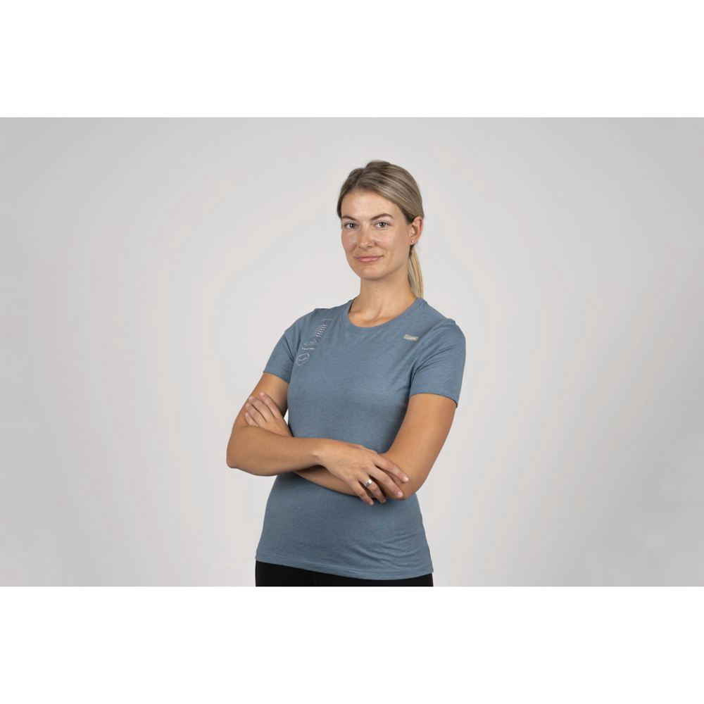 T-Shirt Altra Legend Short Sleeve Bleu Femme | MRV-59375796