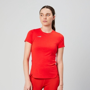 T-Shirt Altra Core Short Sleeve Rouge Femme | NCJ-23696887