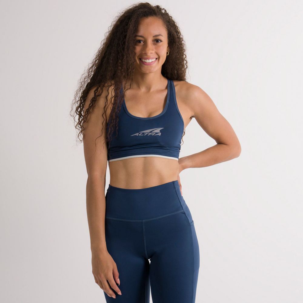 Soutien Gorge Sport Altra Core Bleu Femme | EAQ-36331439