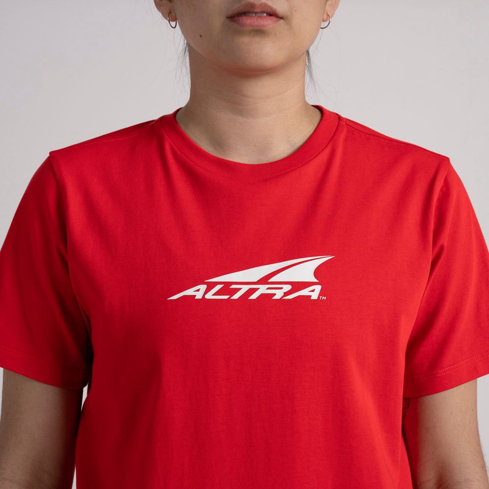 T-Shirt Altra Everyday Recycled Rouge Femme | YLW-31281118