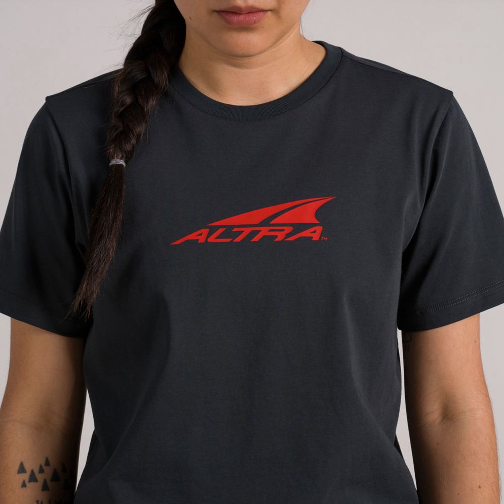 T-Shirt Altra Everyday Recycled Noir Femme | XYE-25446357