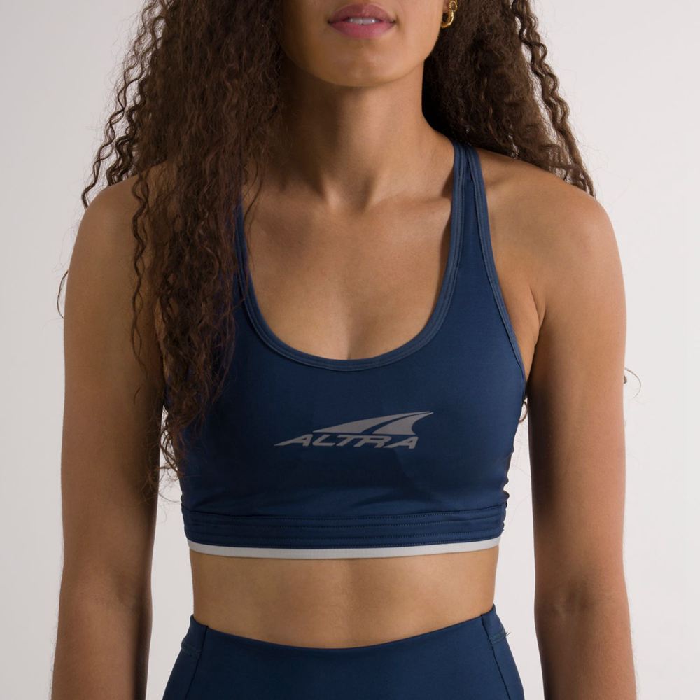 Soutien Gorge Sport Altra Core Bleu Femme | EAQ-36331439