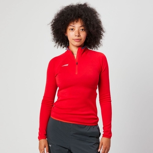 Pulls De Golf Altra Core Merino Wool 1/2 Zip Rouge Femme | QUH-23366574