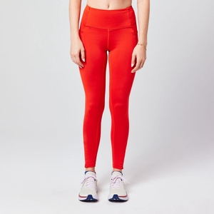 Leggings Altra Core Crop Rouge Femme | EUW-90484667