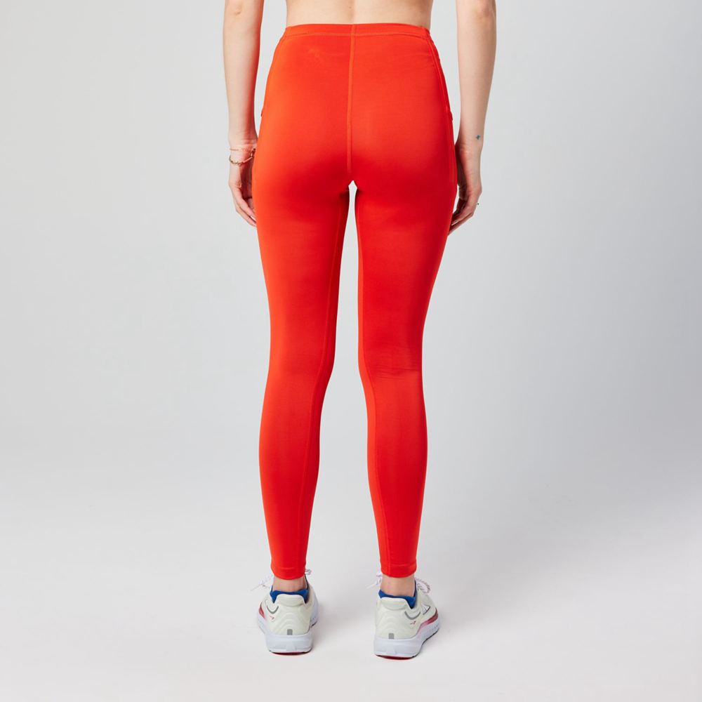 Leggings Altra Core Crop Rouge Femme | EUW-90484667